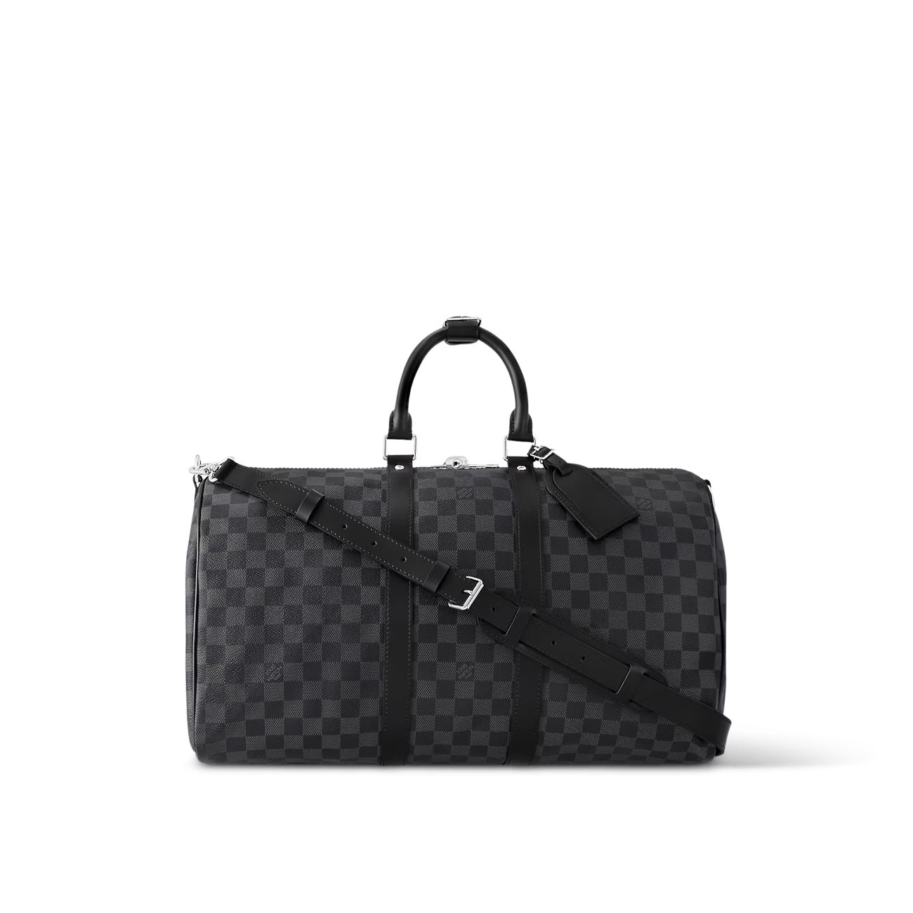 Louis Vuitton GRAPHITE KEEPALL BANDOULIÈRE 45 Damier Travel Bag