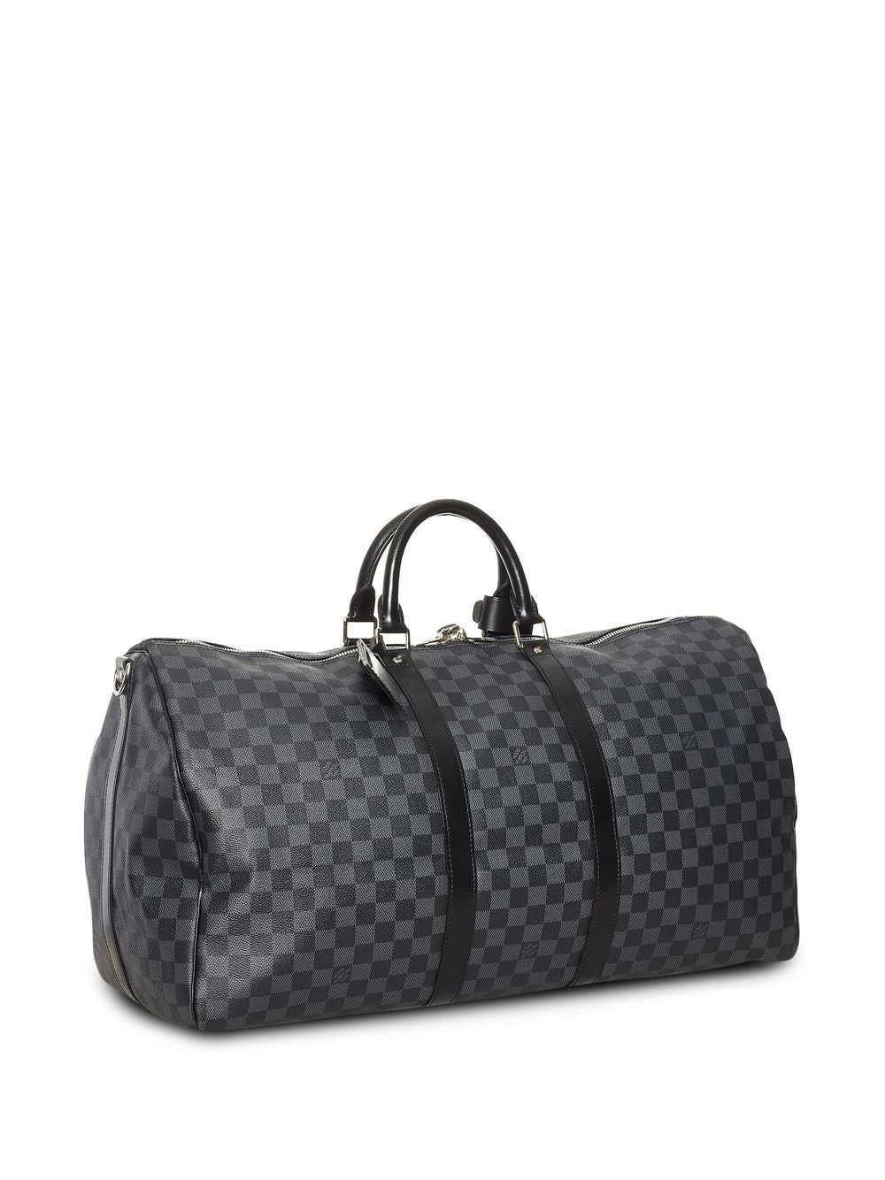 Louis Vuitton GRAPHITE KEEPALL BANDOULIÈRE 55 Damier Travel Bag Bandouliere 55