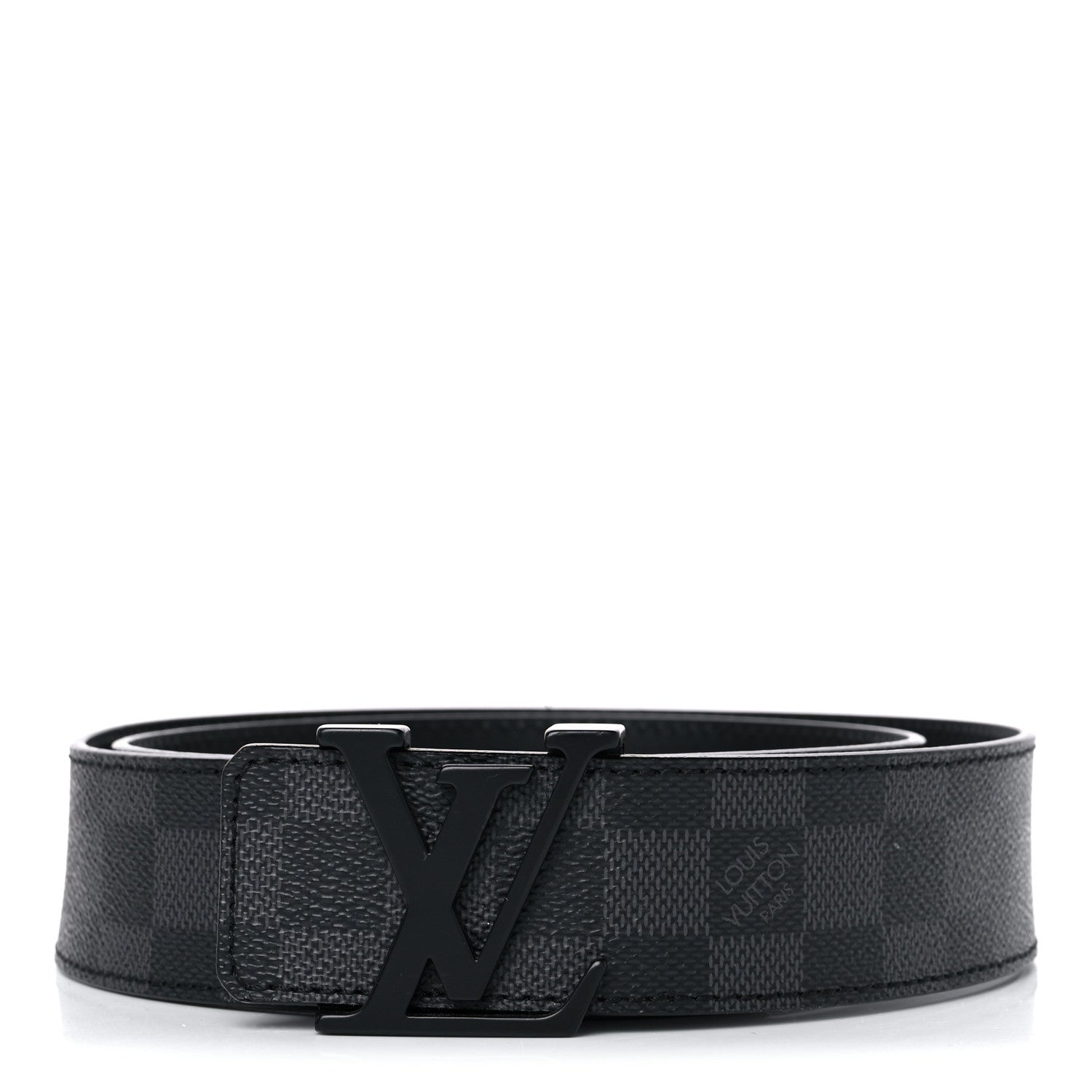 Louis Vuitton GRAPHITE INITIALS 40MM BELT Damier