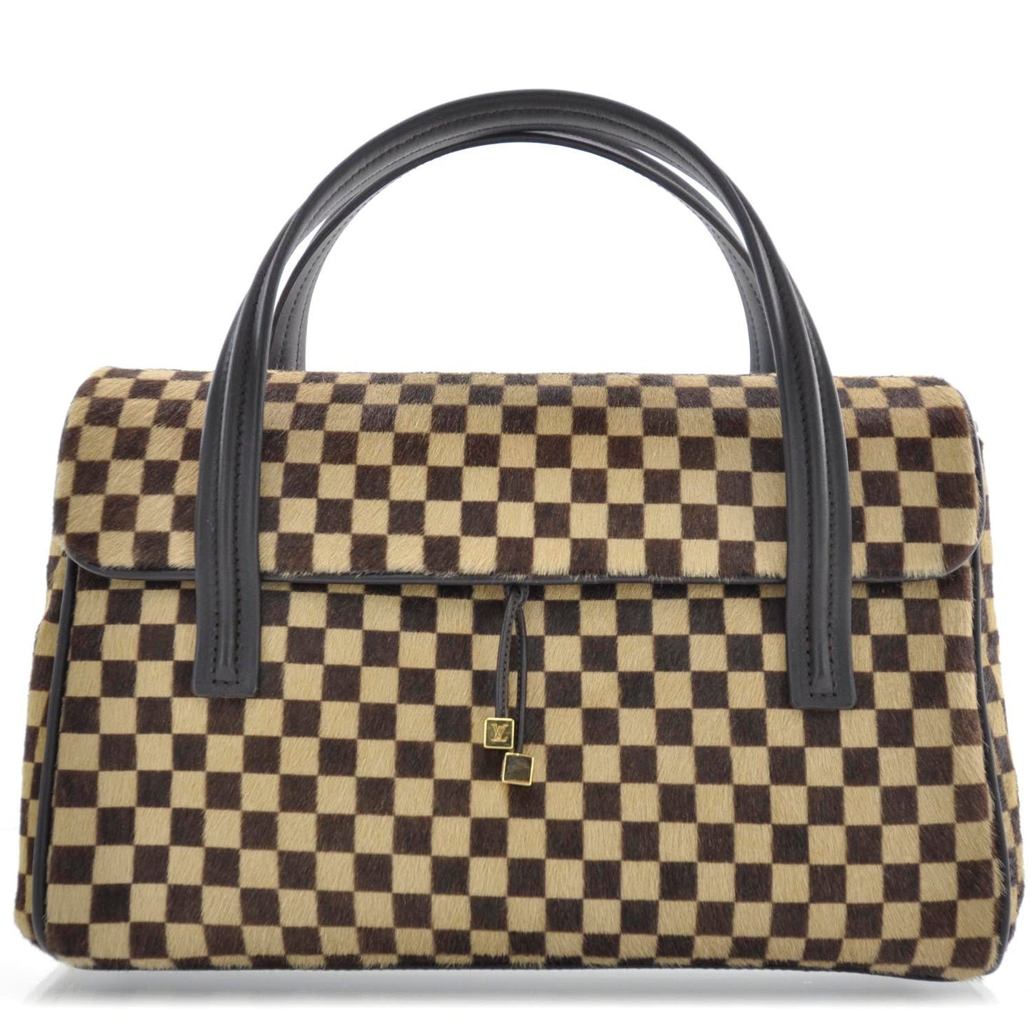 Louis Vuitton SAUVAGE LIONNE HAIR Damier Calf Handbag