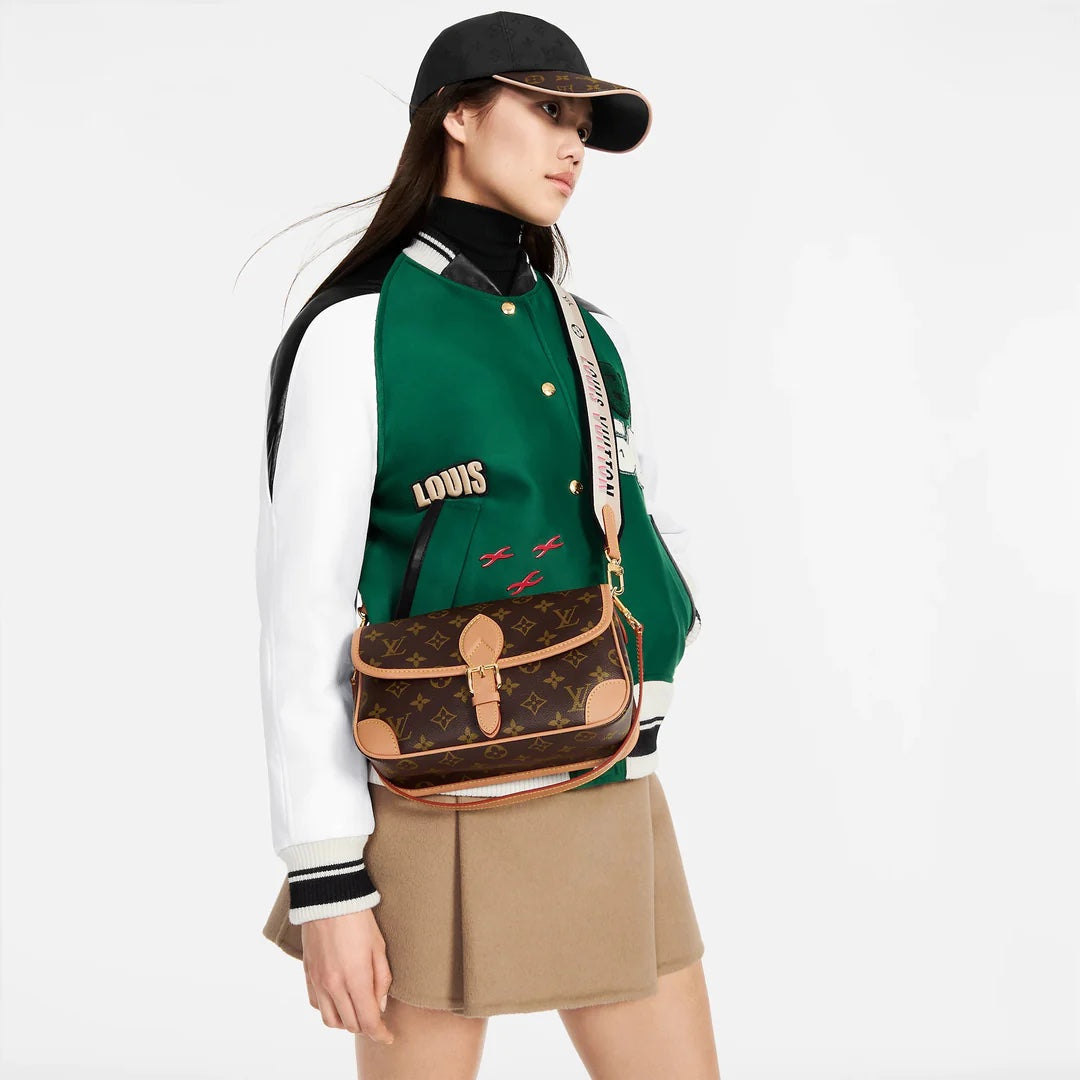 Louis Vuitton DIANE SATCHEL Monogram Satchel Bag