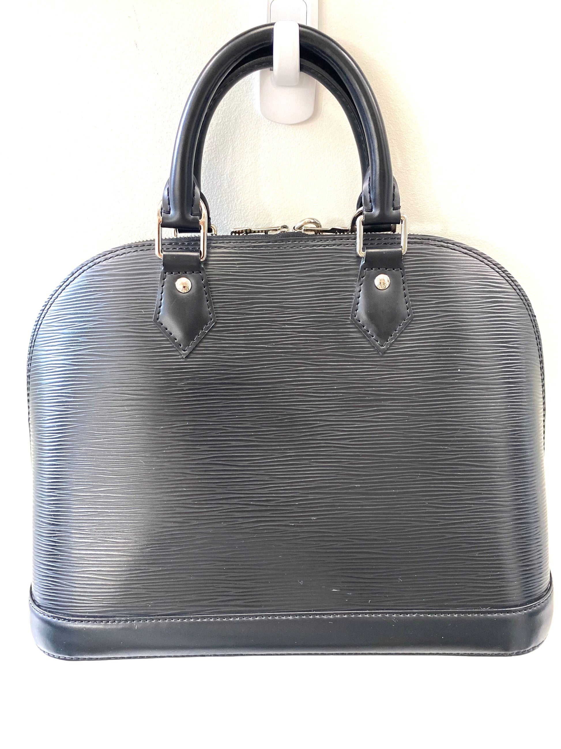 Louis Vuitton ALMA PM Epi Leather Black Handbag