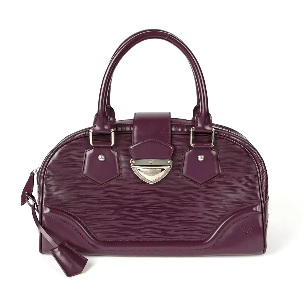 Louis Vuitton GM BOWLING Epi Leather Handbag