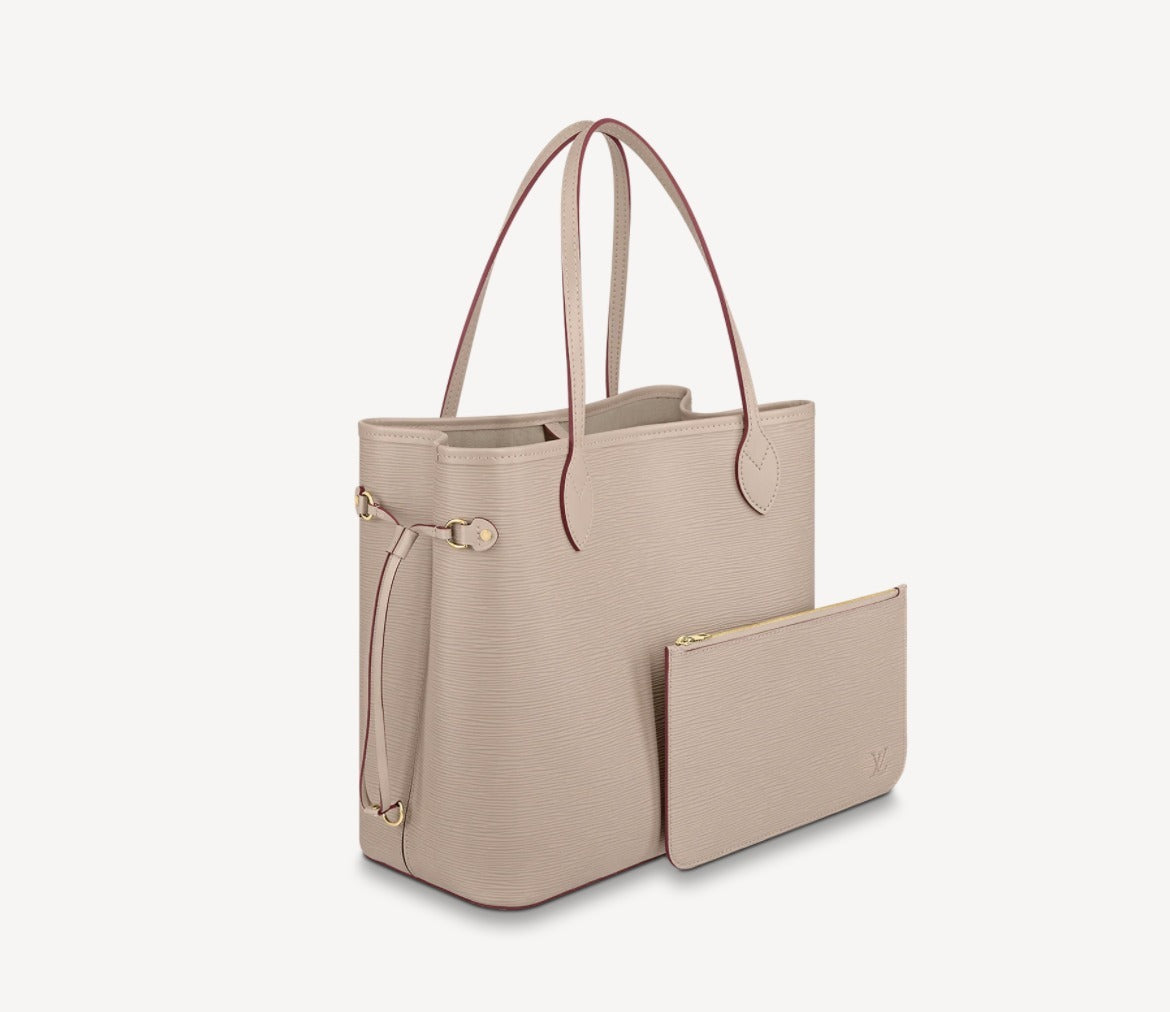 Louis Vuitton MM GALET Epi Leather Neverfull Tote Bag