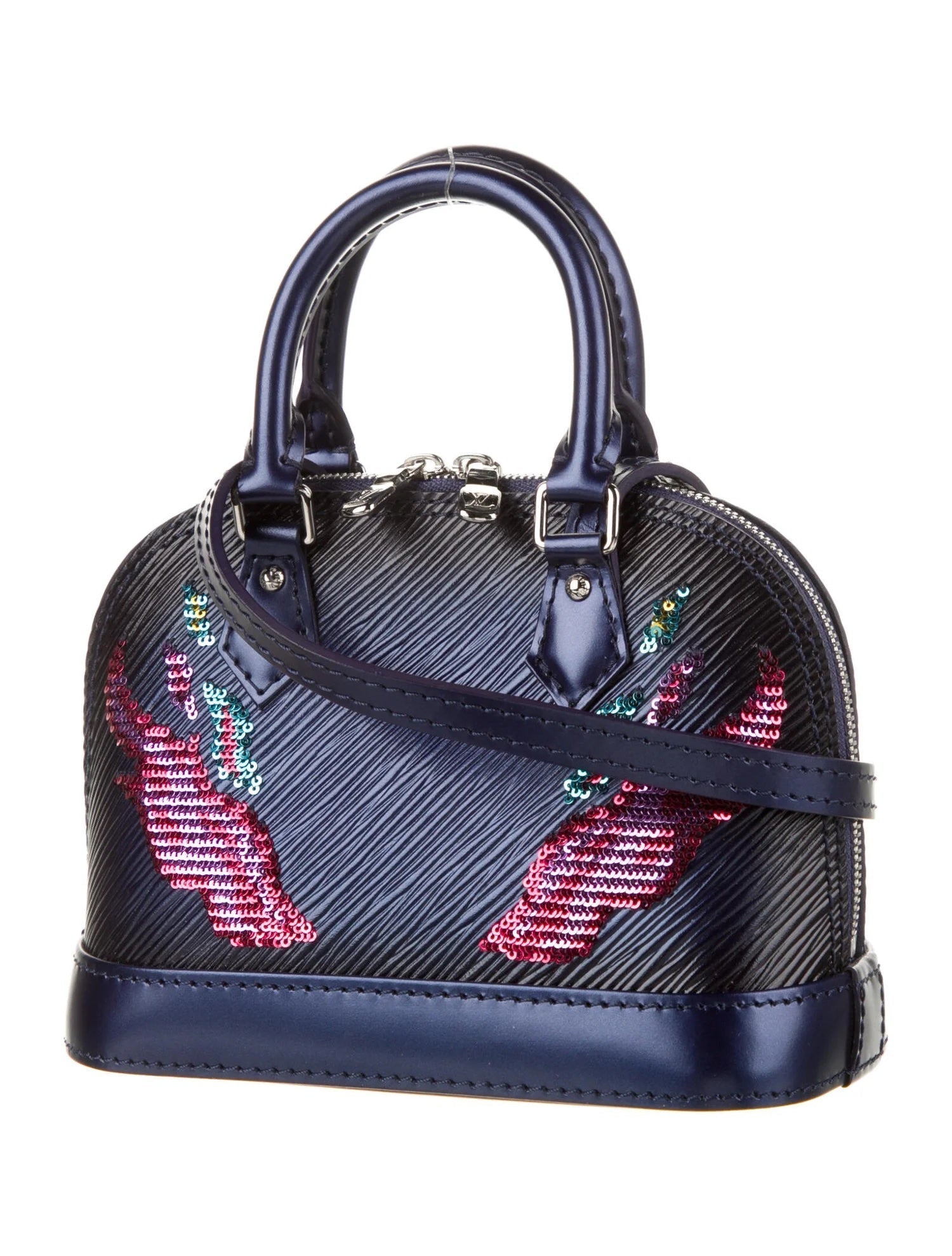 Louis Vuitton SEQUINS FLAME ALMA Epi Leather Nano Handbag