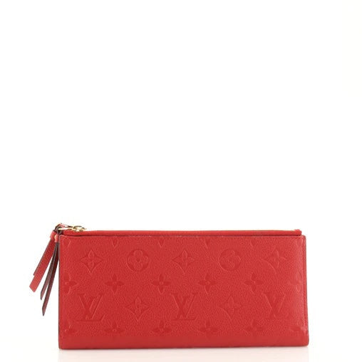 Louis Vuitton ADELE CHERRY Empreinte Leather Wallet Case