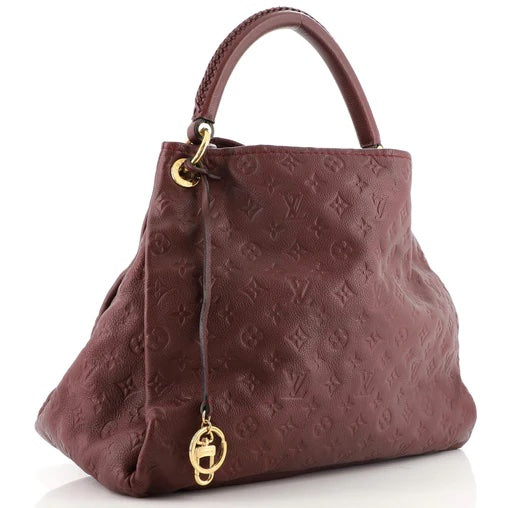 Louis Vuitton ARTSY MM Monogram Empreinte Leather Handbag Mm Bag