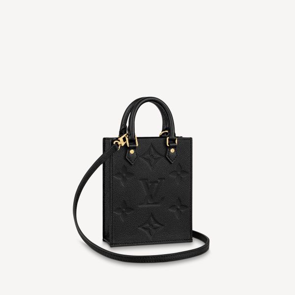 Louis Vuitton GIANT PETIT SAC PLAT Monogram Empreinte Leather Handbag