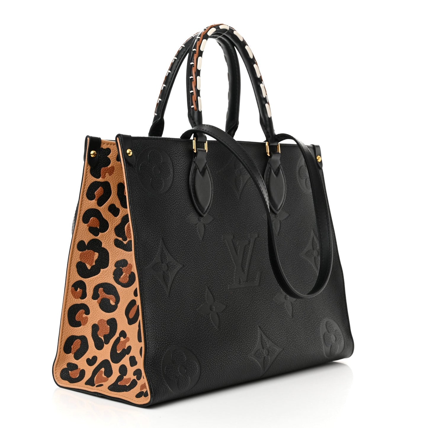 Louis Vuitton GIANT WILD AT HEART ONTHEGO Monogram Empreinte Neverfull Tote Bag