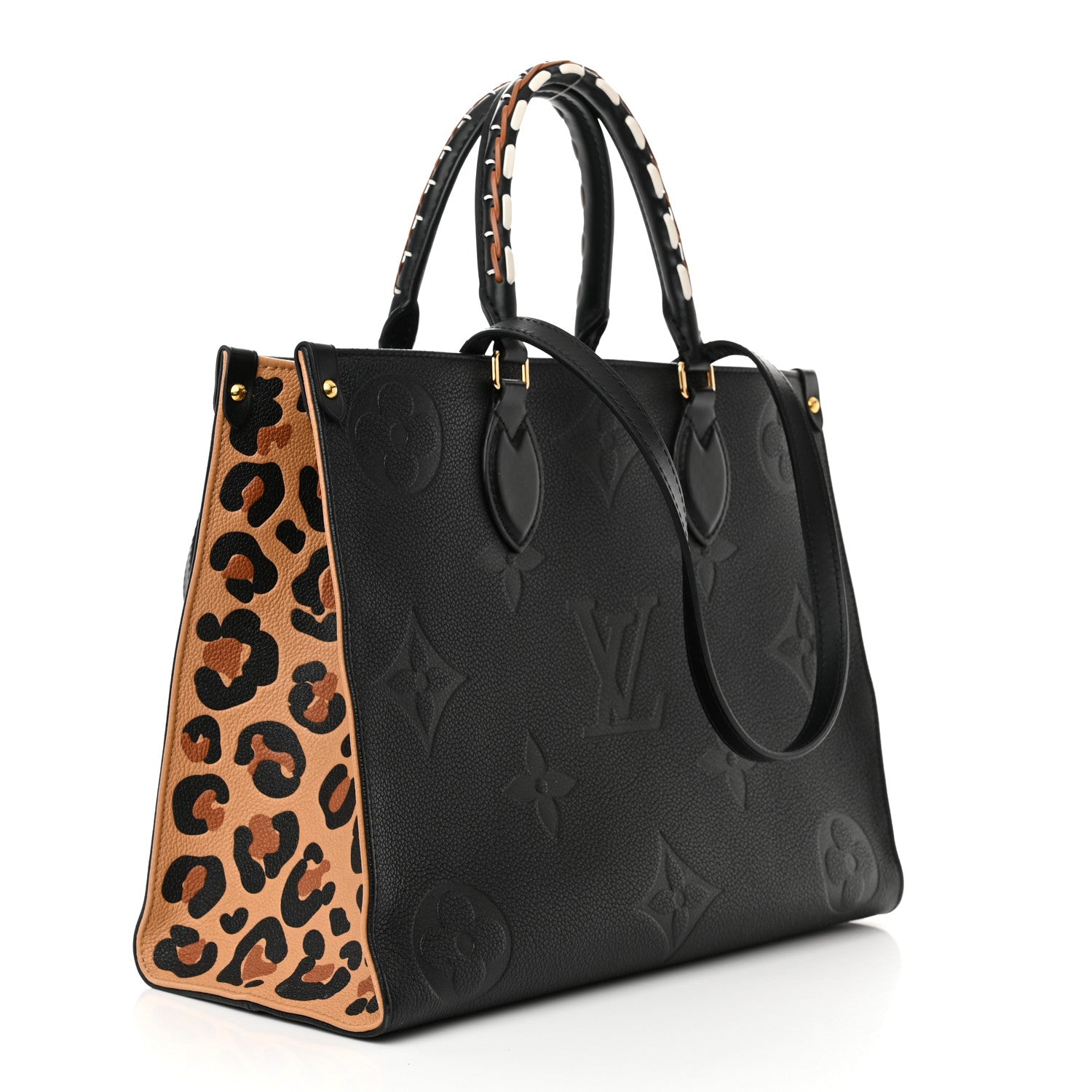 Louis Vuitton GIANT WILD AT HEART ONTHEGO Monogram Empreinte Neverfull Tote Bag