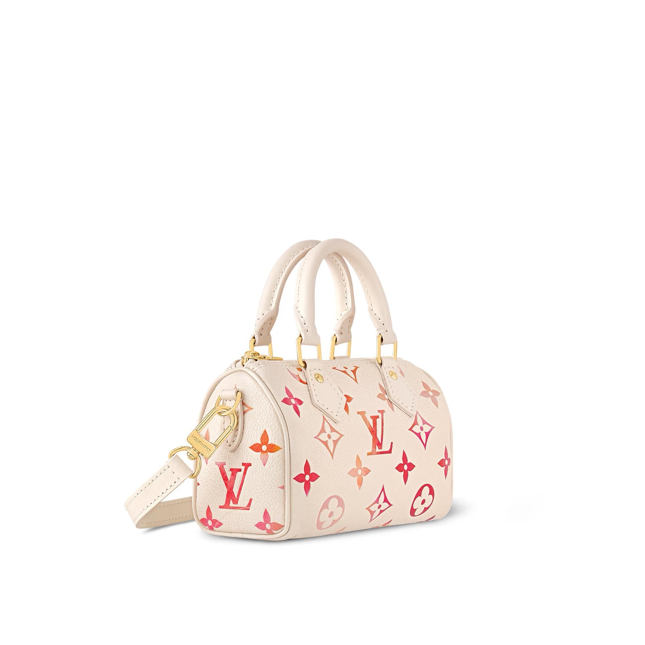 Louis Vuitton SPEEDY Monogram Empreinte Leather Nano Handbag