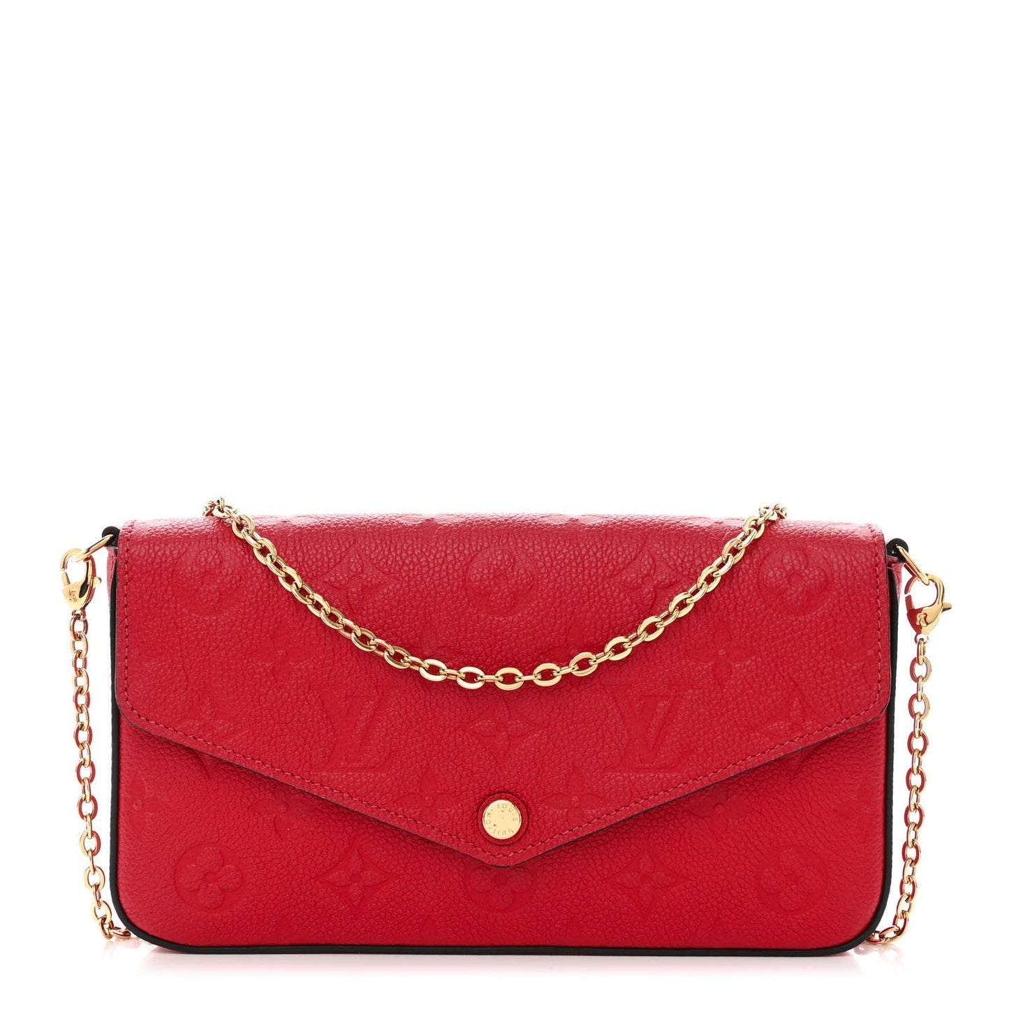 Louis Vuitton POCHETTE FELICIE Empreinte Leather Crossbody Bag