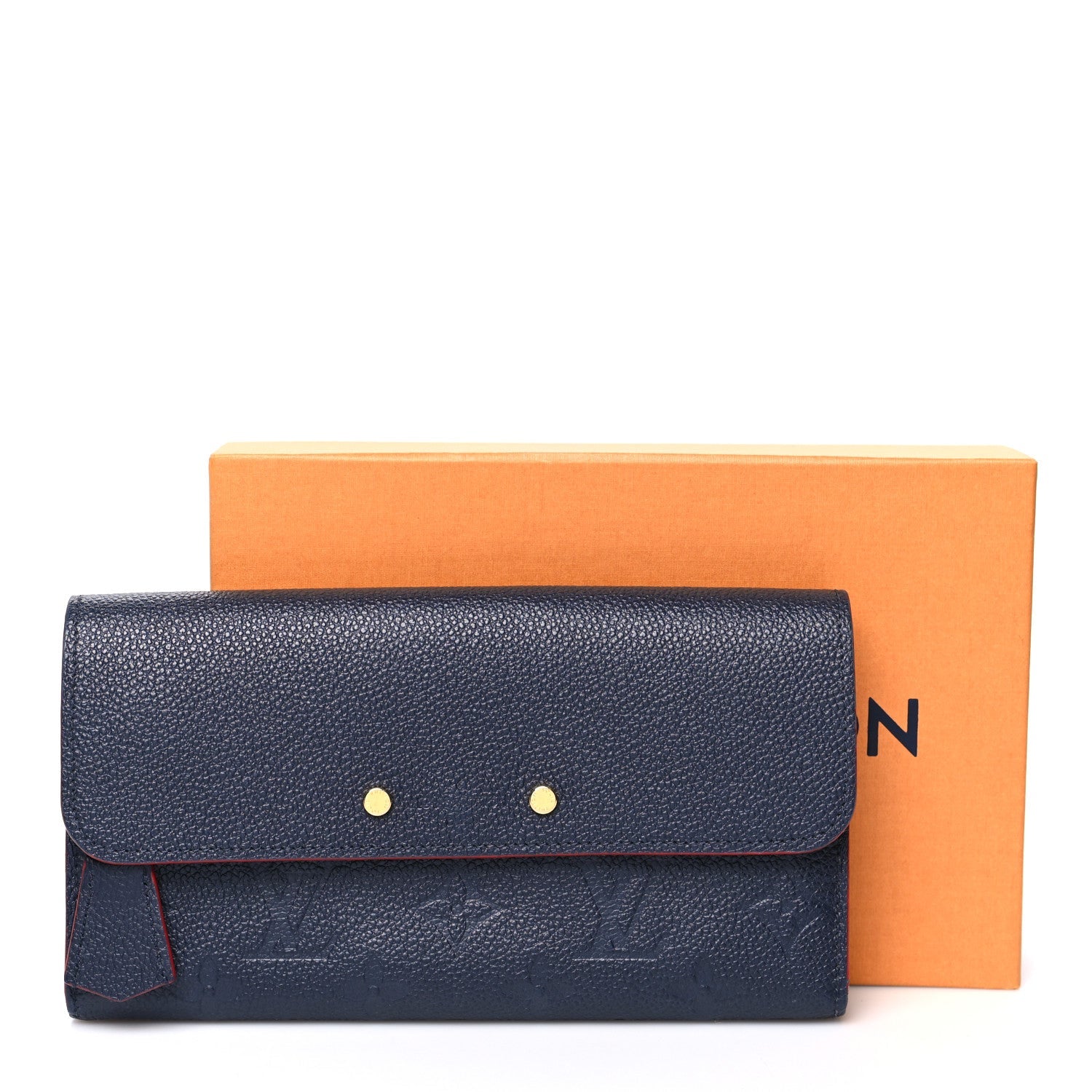 Louis Vuitton PONT NEUF Empreinte Leather Wallet Case
