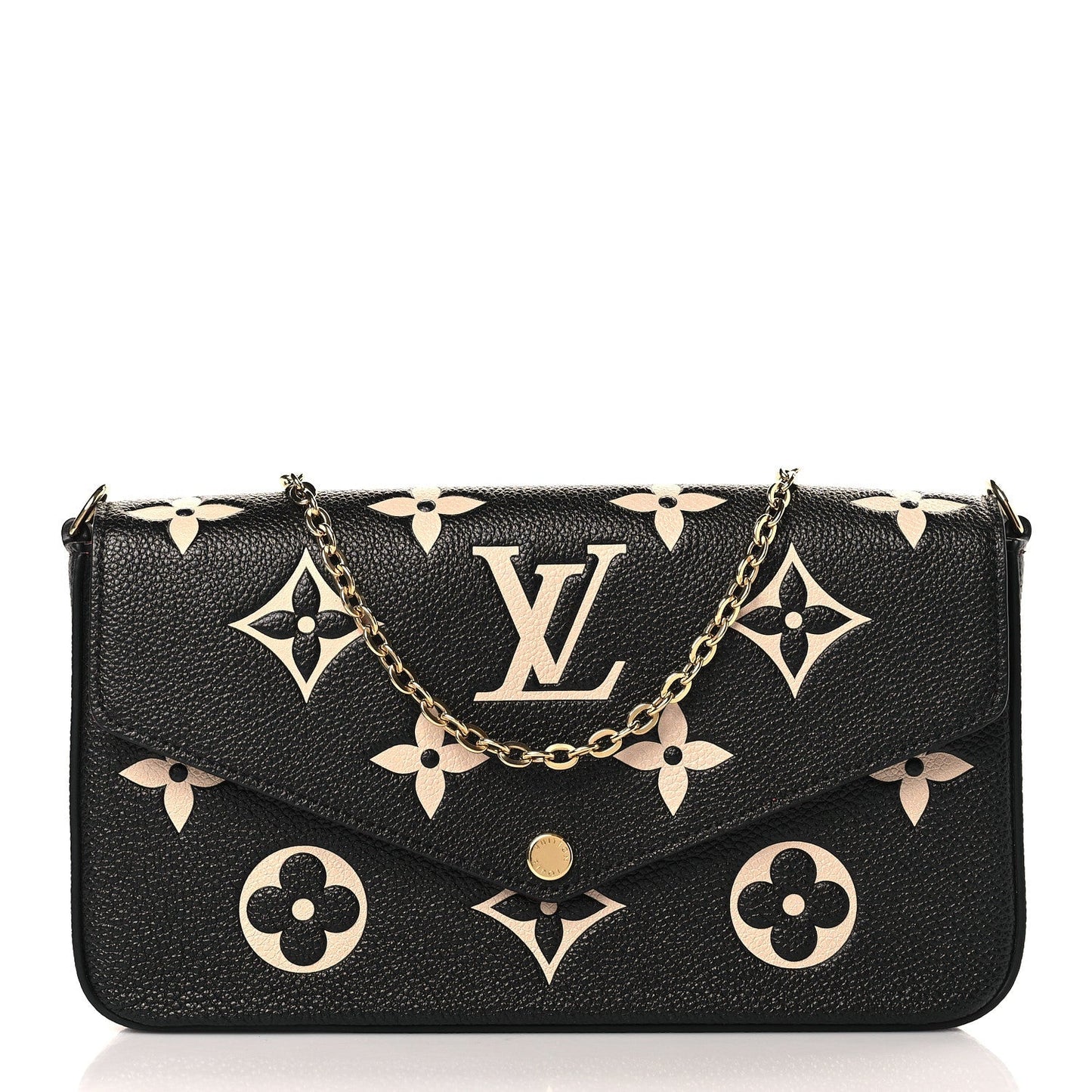 Louis Vuitton FÉLICIE POCHETTE Monogram Empreinte Leather Clutch Bag