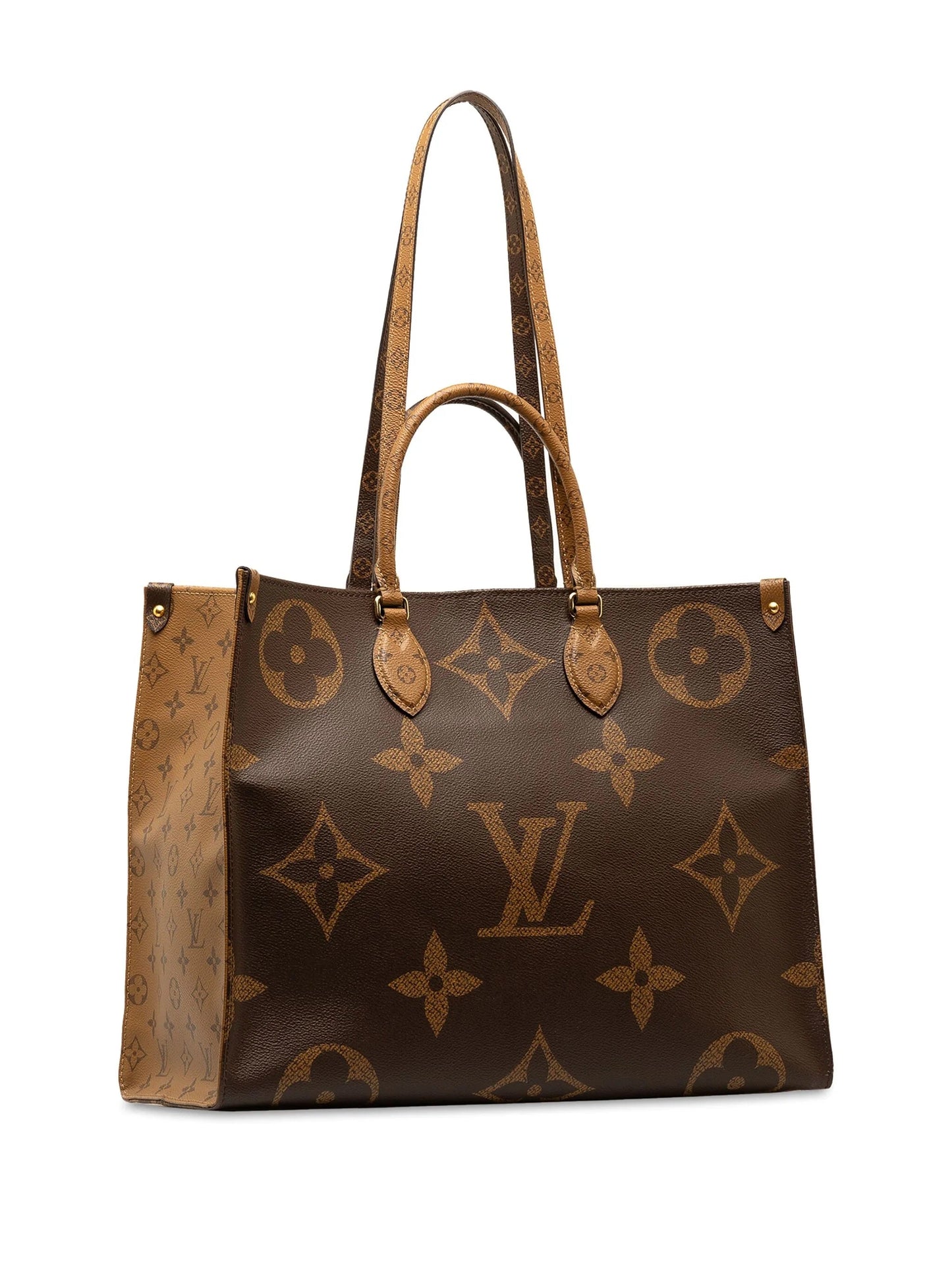 Louis Vuitton GIANT REVERSE "ON GO" GM Monogram On The Go Tote Bag