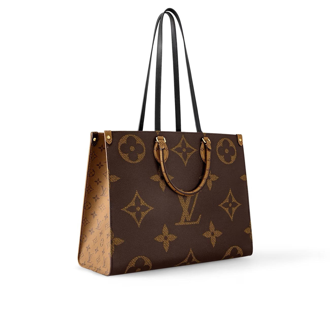 Louis Vuitton GIANT REVERSE "ON GO" GM Monogram On The Go Tote Bag