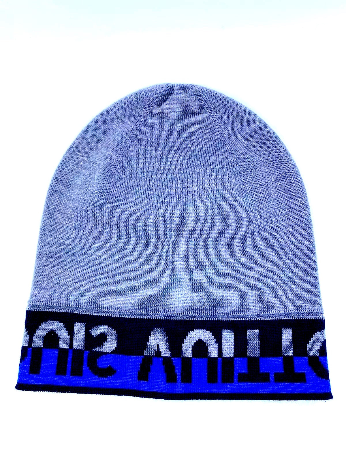 Louis Vuitton HORIZON WOOL BEANIE HAT Blue Grey