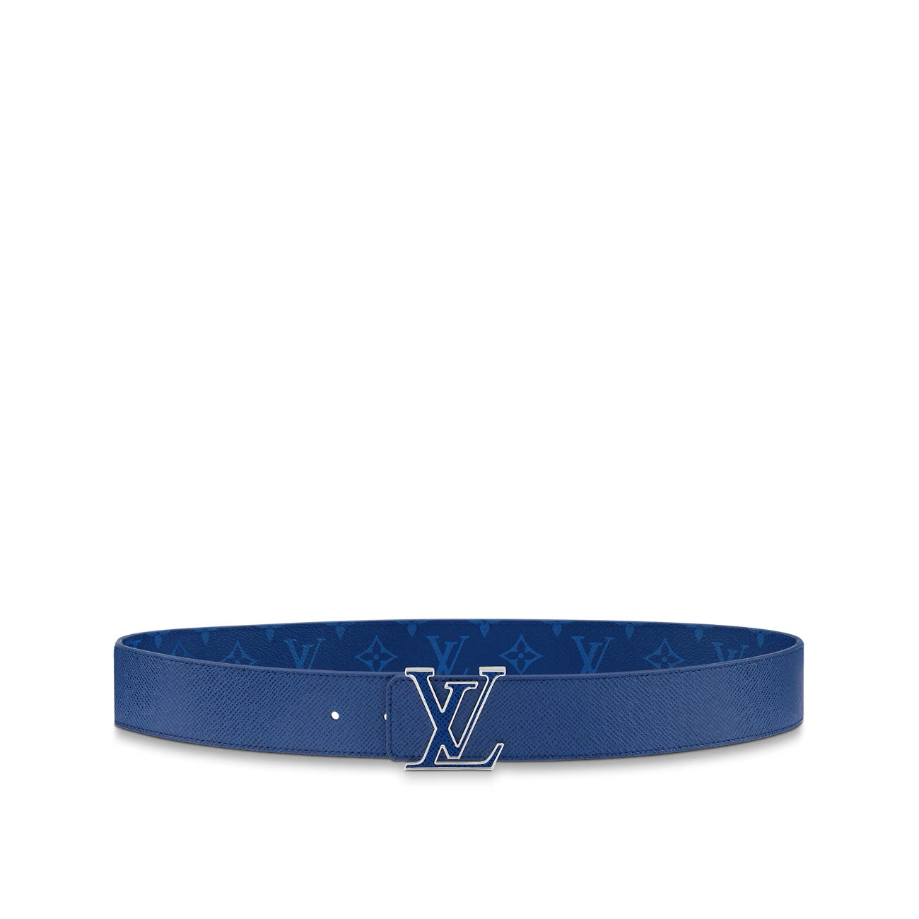 Louis Vuitton INITIALS 40MM COBALT Blue Belt