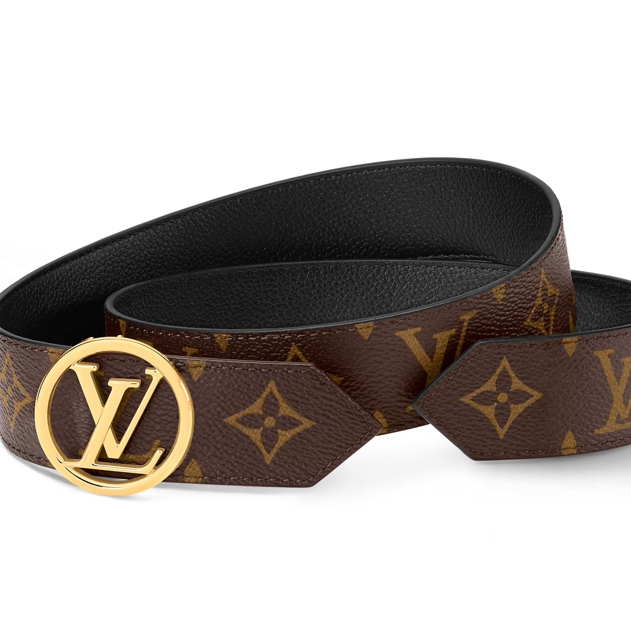 Louis Vuitton CIRCLE BUCKLE Monogram Belt