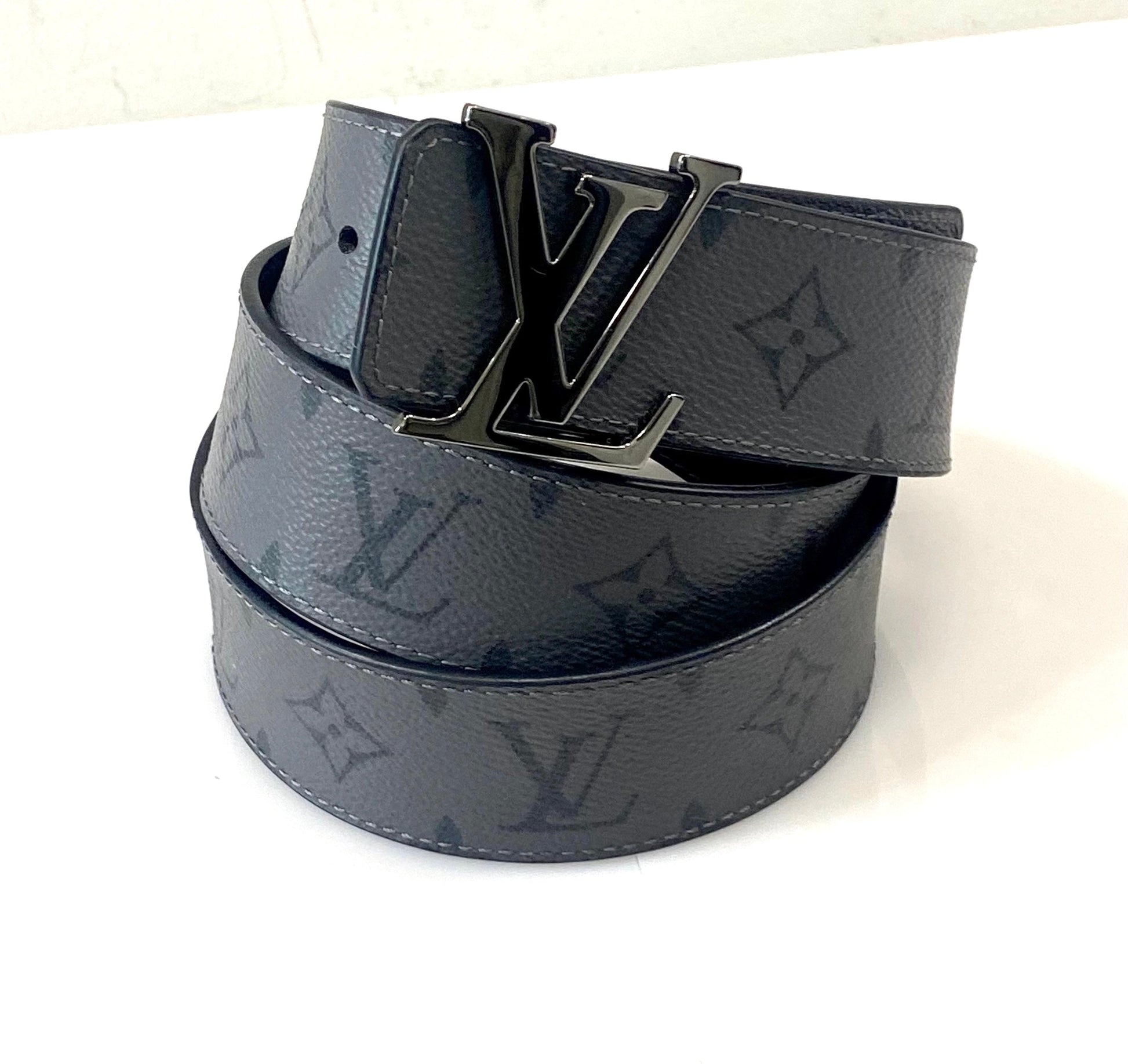Louis Vuitton INITIALS 40MM MONGRAM ECLIPSE Belt