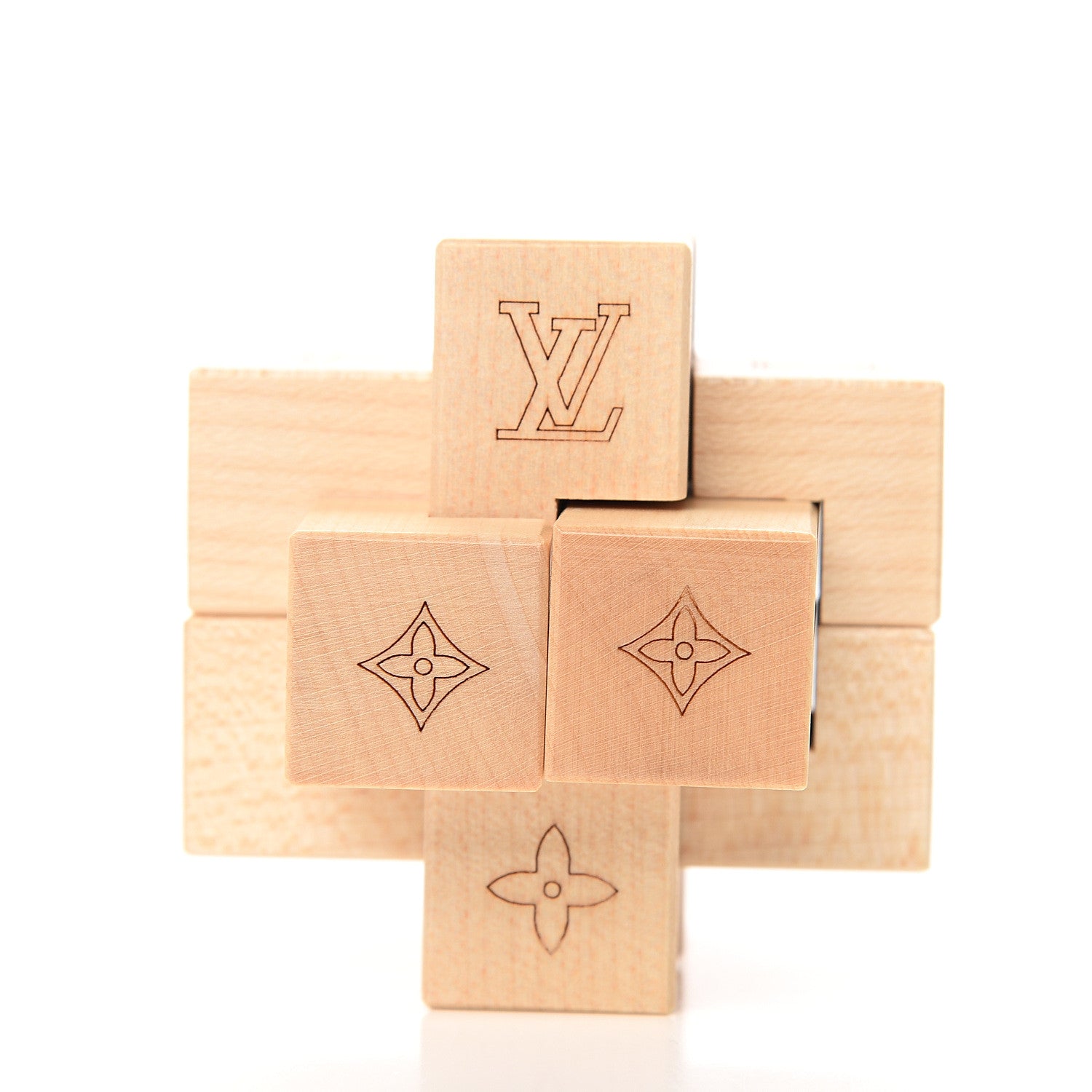 Louis Vuitton LE PATEKI WOOD CUBE PUZZLE Handbag