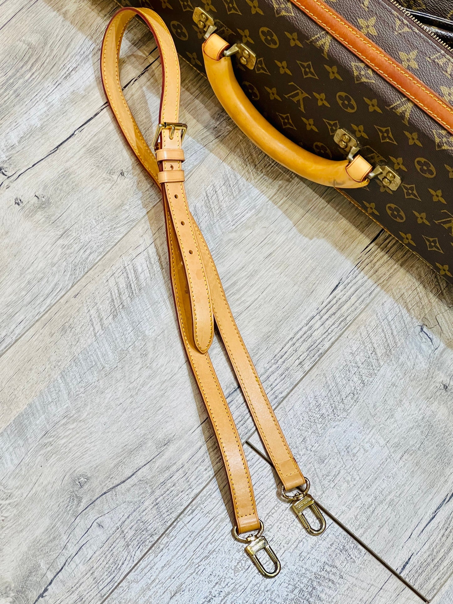 Louis Vuitton STRAP Leather Shoulder Bag