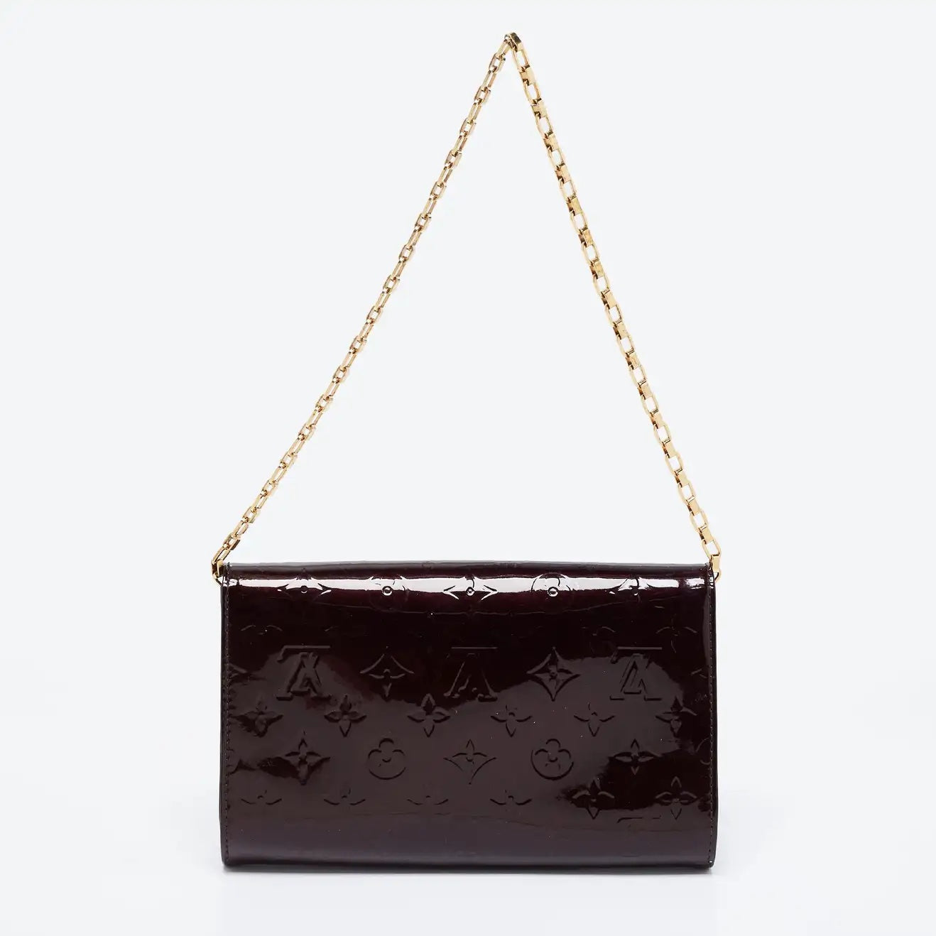 Louis Vuitton AMARANTE ANA Monogram Vernis Clutch Bag