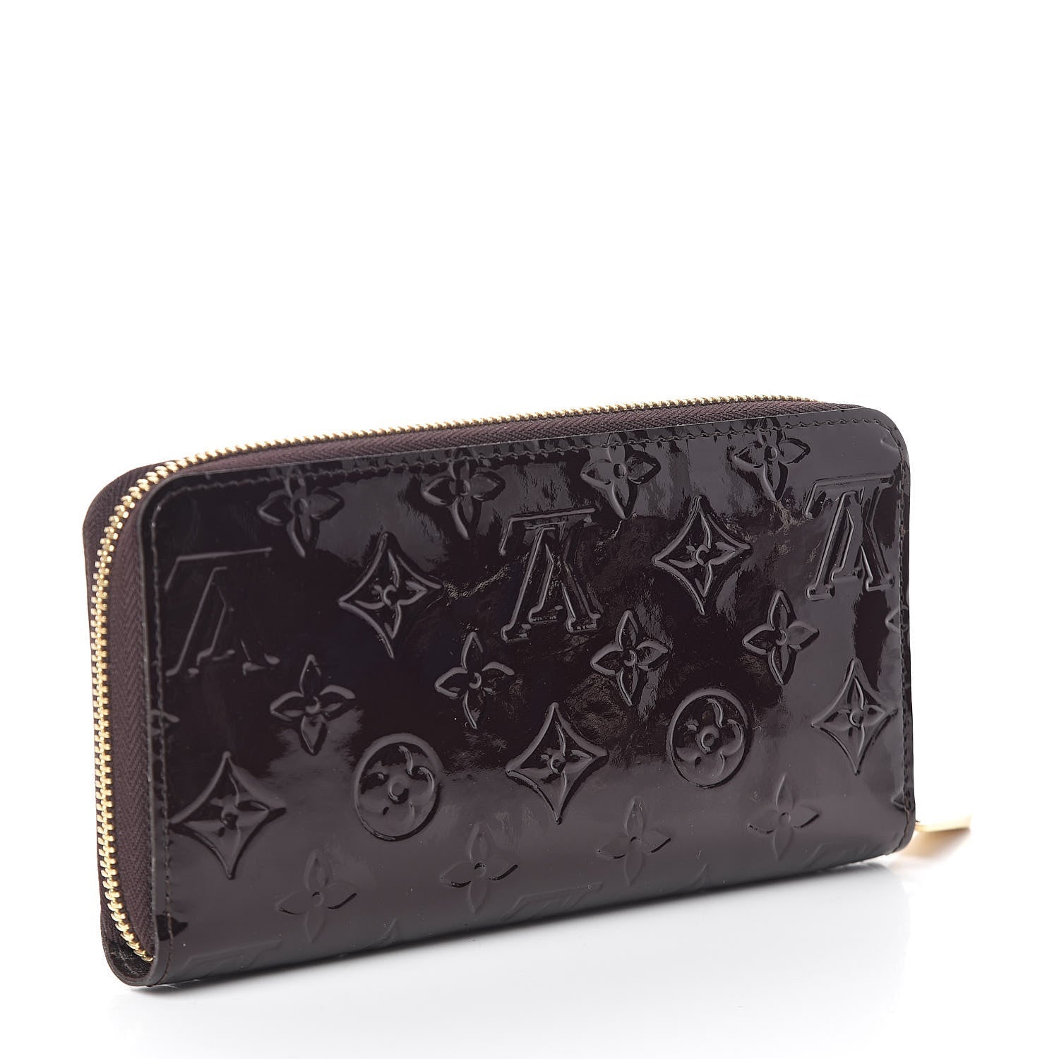Louis Vuitton ZIPPY AMARANTE Monogram Vernis Wallet Case