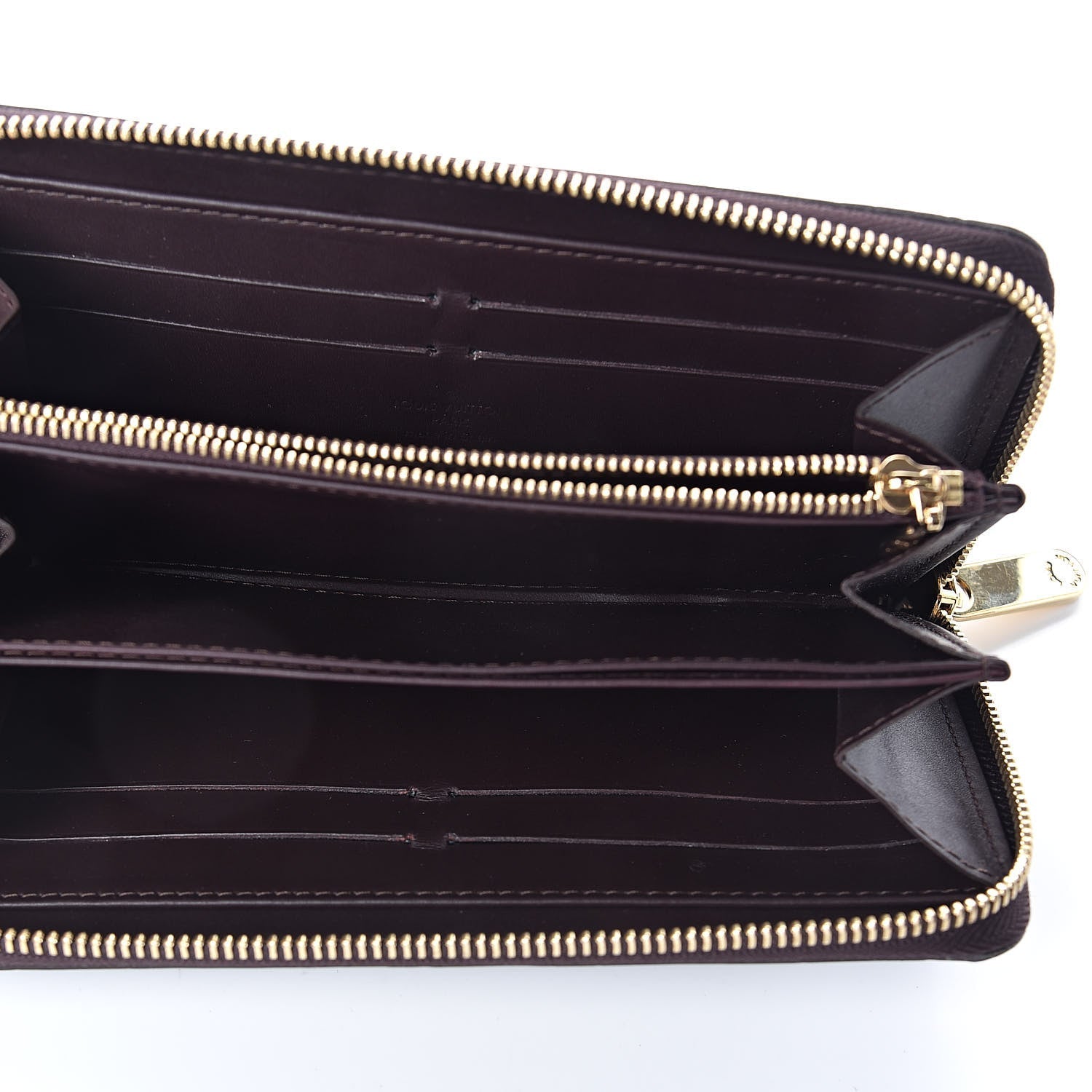 Louis Vuitton ZIPPY AMARANTE Monogram Vernis Wallet Case
