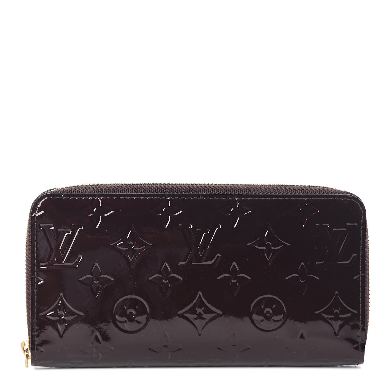 Louis Vuitton ZIPPY AMARANTE Monogram Vernis Wallet Case