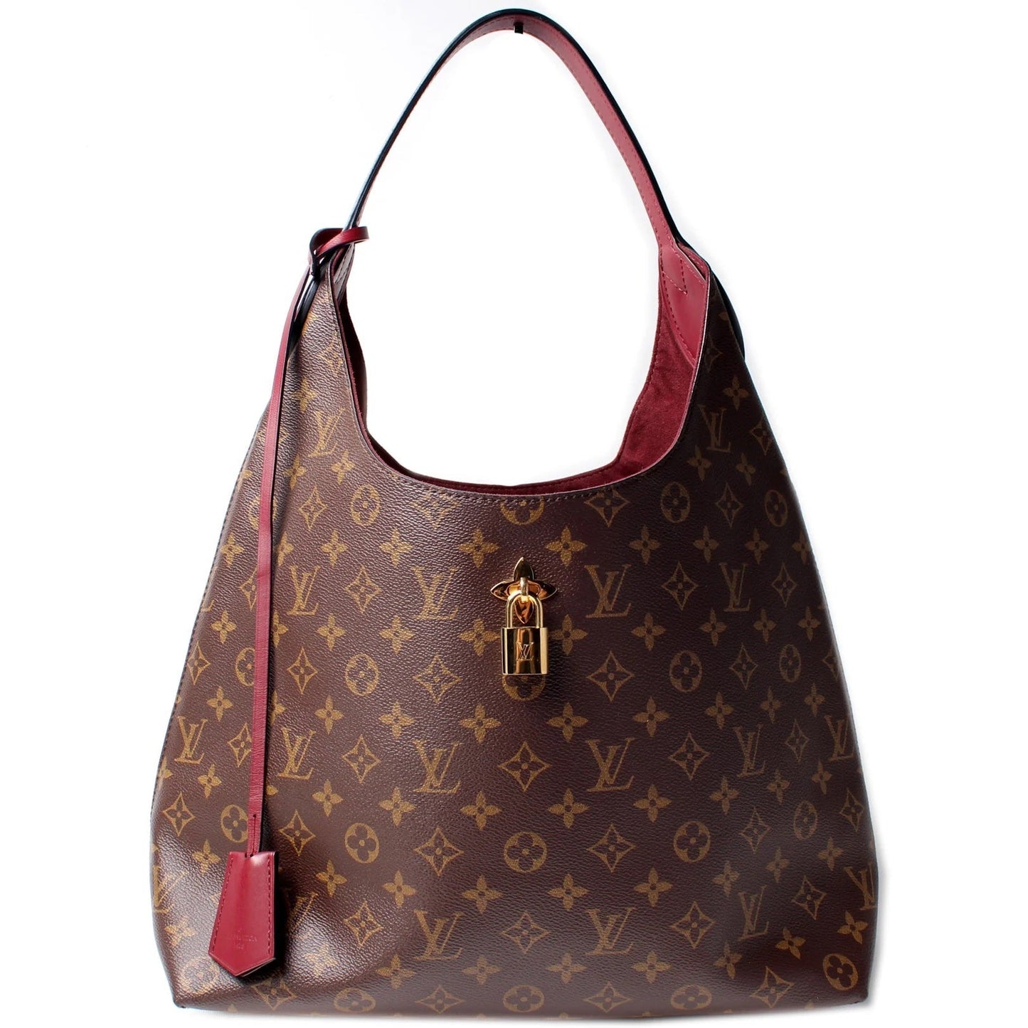 Louis Vuitton FLOWER HOBO Monogram Shoulder Bag Hobo Bag