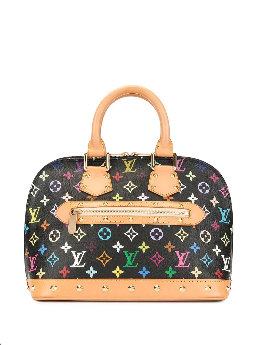 Louis Vuitton ALMA Monogram Noir Multicolor Handbag