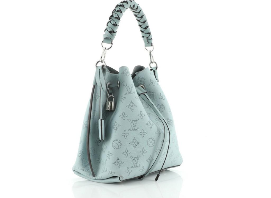 Louis Vuitton MAHINA MURIA VERT BUCKET LAGON Bucket Bag