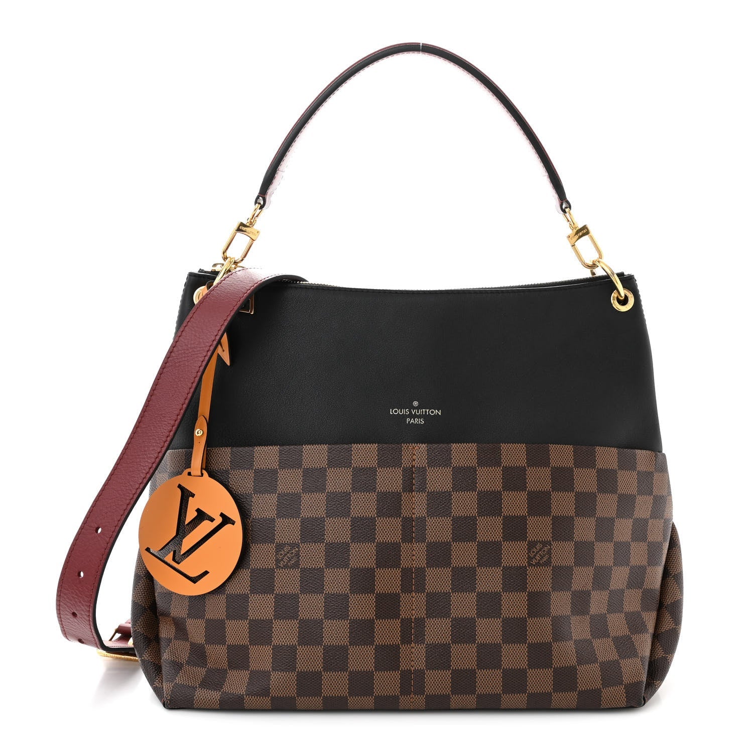Louis Vuitton EBENE MAIDA HOBO Damier Shoulder Bag