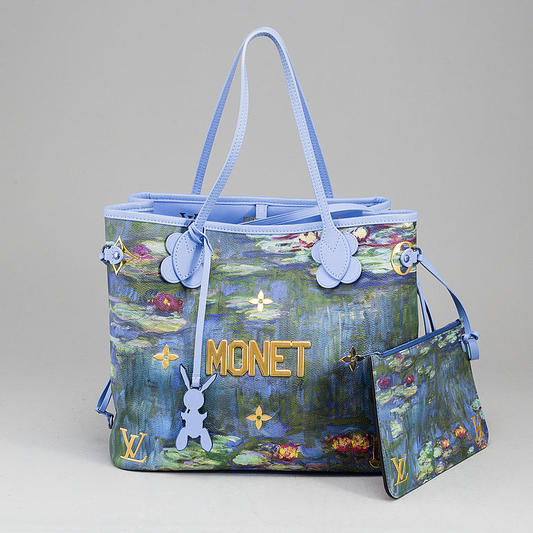 Louis Vuitton LIMITED EDITION MASTERS MONET MM Neverfull Tote Bag