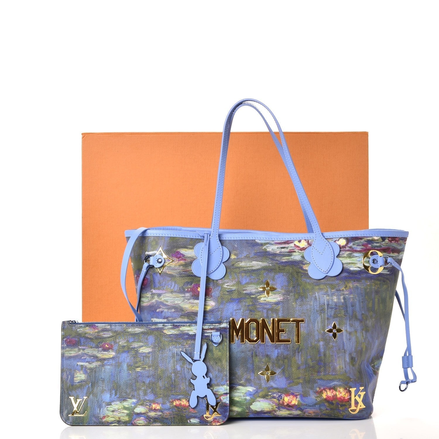 Louis Vuitton LIMITED EDITION MASTERS MONET MM Neverfull Tote Bag