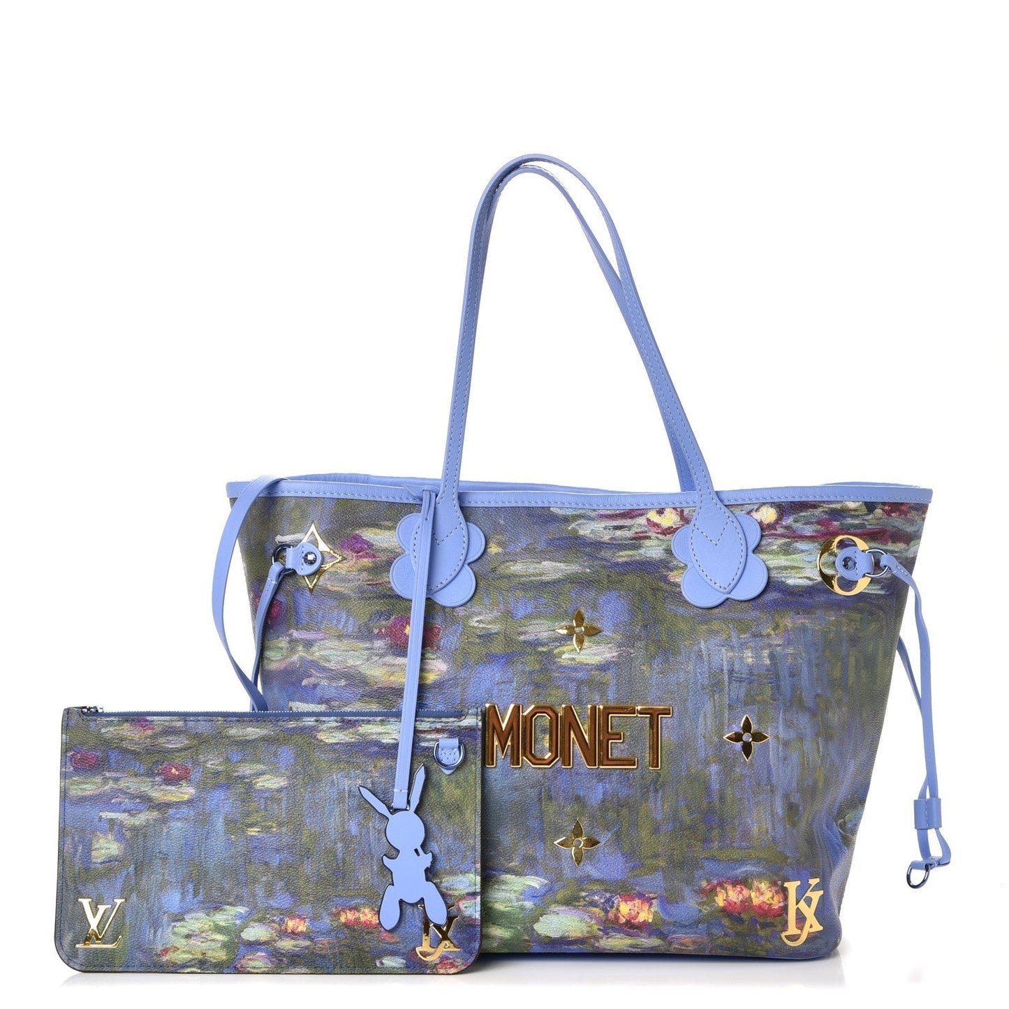 Louis Vuitton LIMITED EDITION MASTERS MONET MM Neverfull Tote Bag