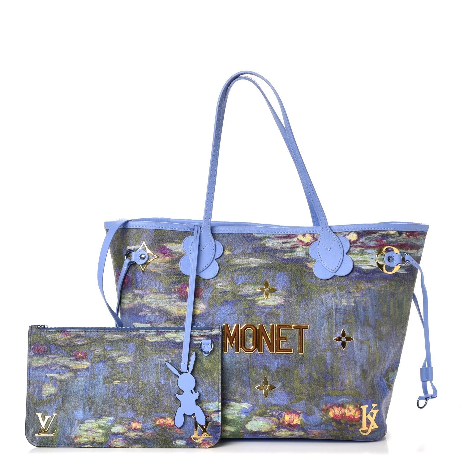Louis Vuitton LIMITED EDITION MASTERS MONET MM Neverfull Tote Bag