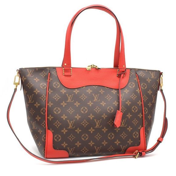 Louis Vuitton ESTRELA MM NM CERISE Monogram Tote Bag