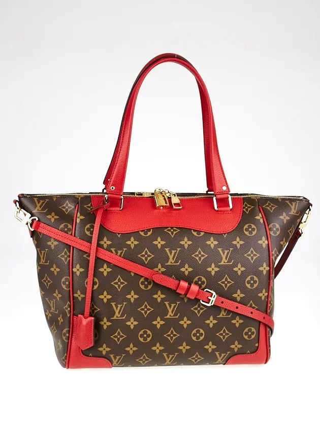 Louis Vuitton ESTRELA MM NM CERISE Monogram Tote Bag