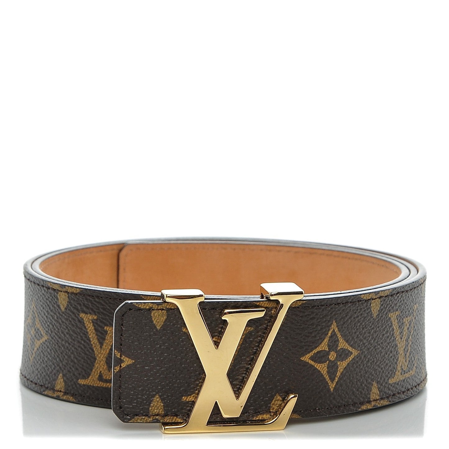 Louis Vuitton 40MM BUCKLE BELT Monogram Buckle Belt