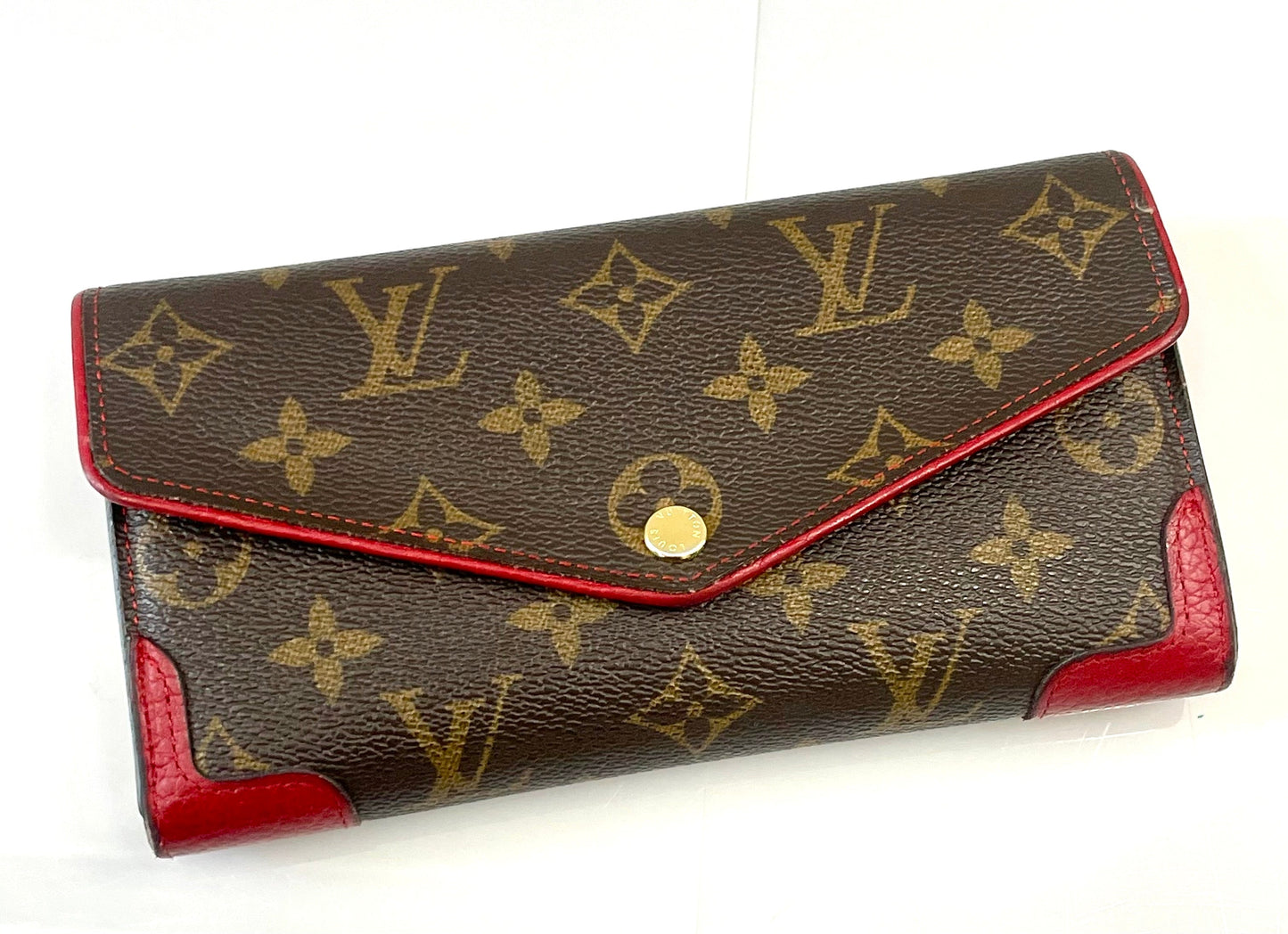 Louis Vuitton CERISE REITRO SARAH Monogram Wallet Case