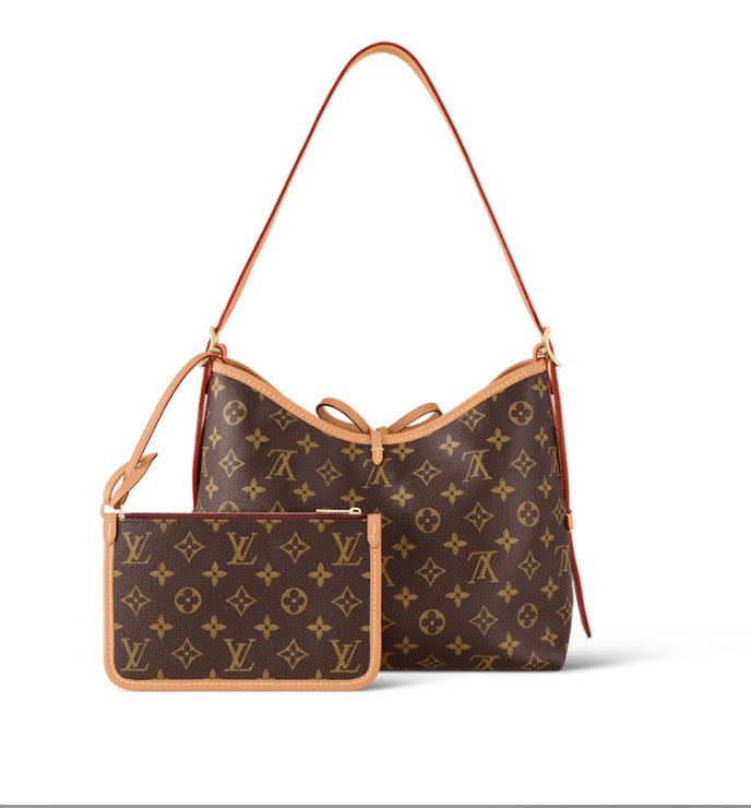 Louis Vuitton CARRYALL PM Monogram Shoulder Bag