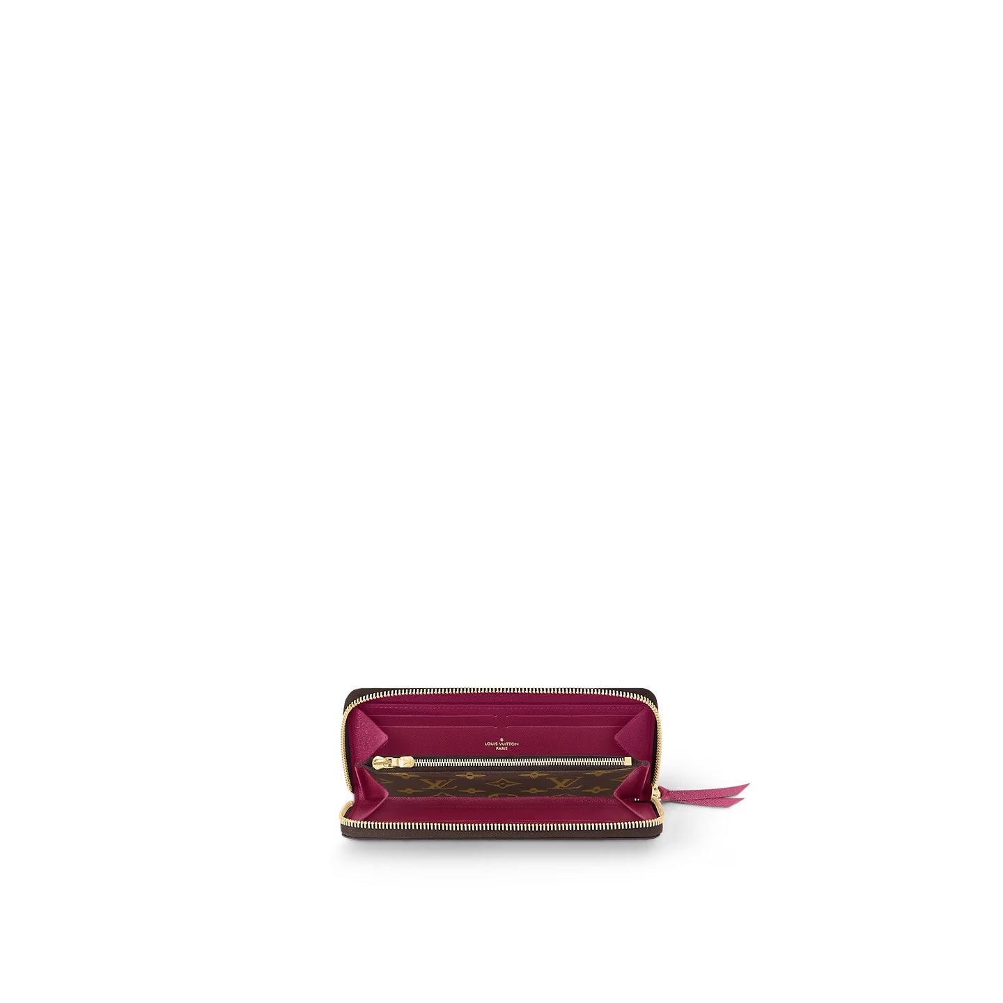 Louis Vuitton CLÉMENCE FUCHSIA Monogram Wallet Case