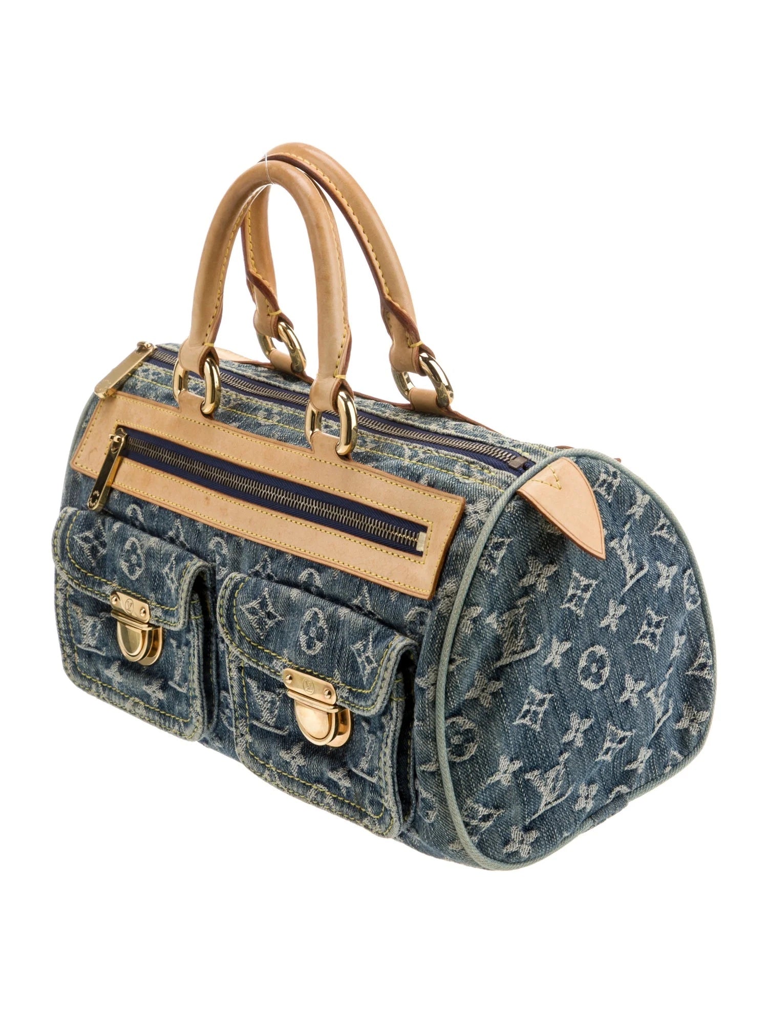 Louis Vuitton DENIM NEO SPEEDY Monogram Handbag Speedy Bag