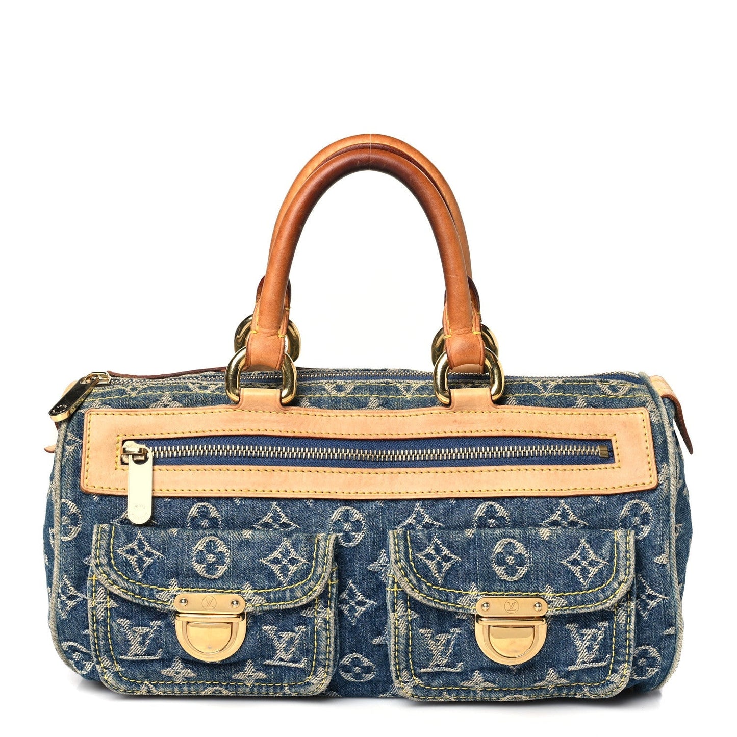 Louis Vuitton DENIM NEO SPEEDY Monogram Handbag Speedy Bag