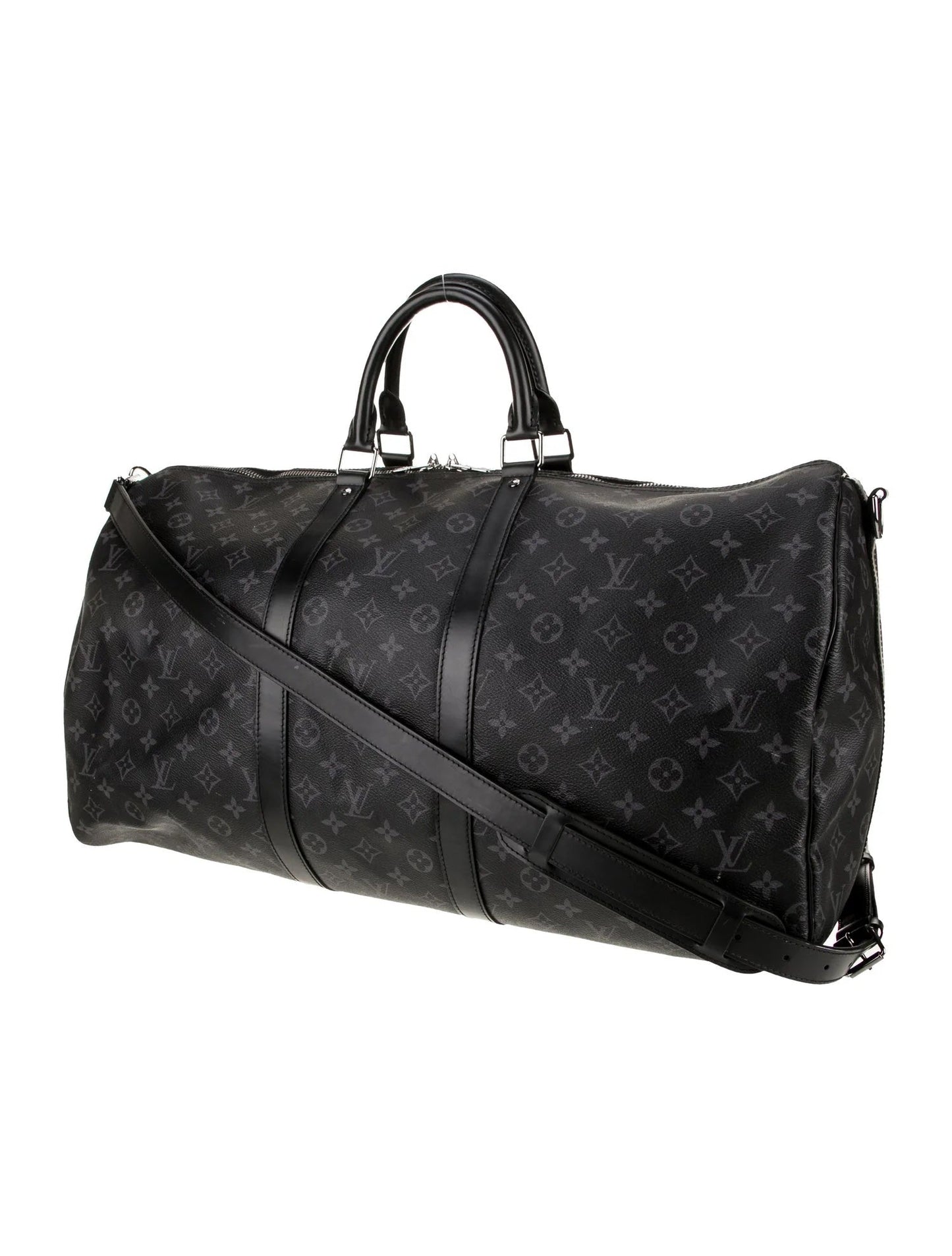 Louis Vuitton ECLIPSE KEEPALL BANDOULIÈRE 55 Monogram Travel Bag