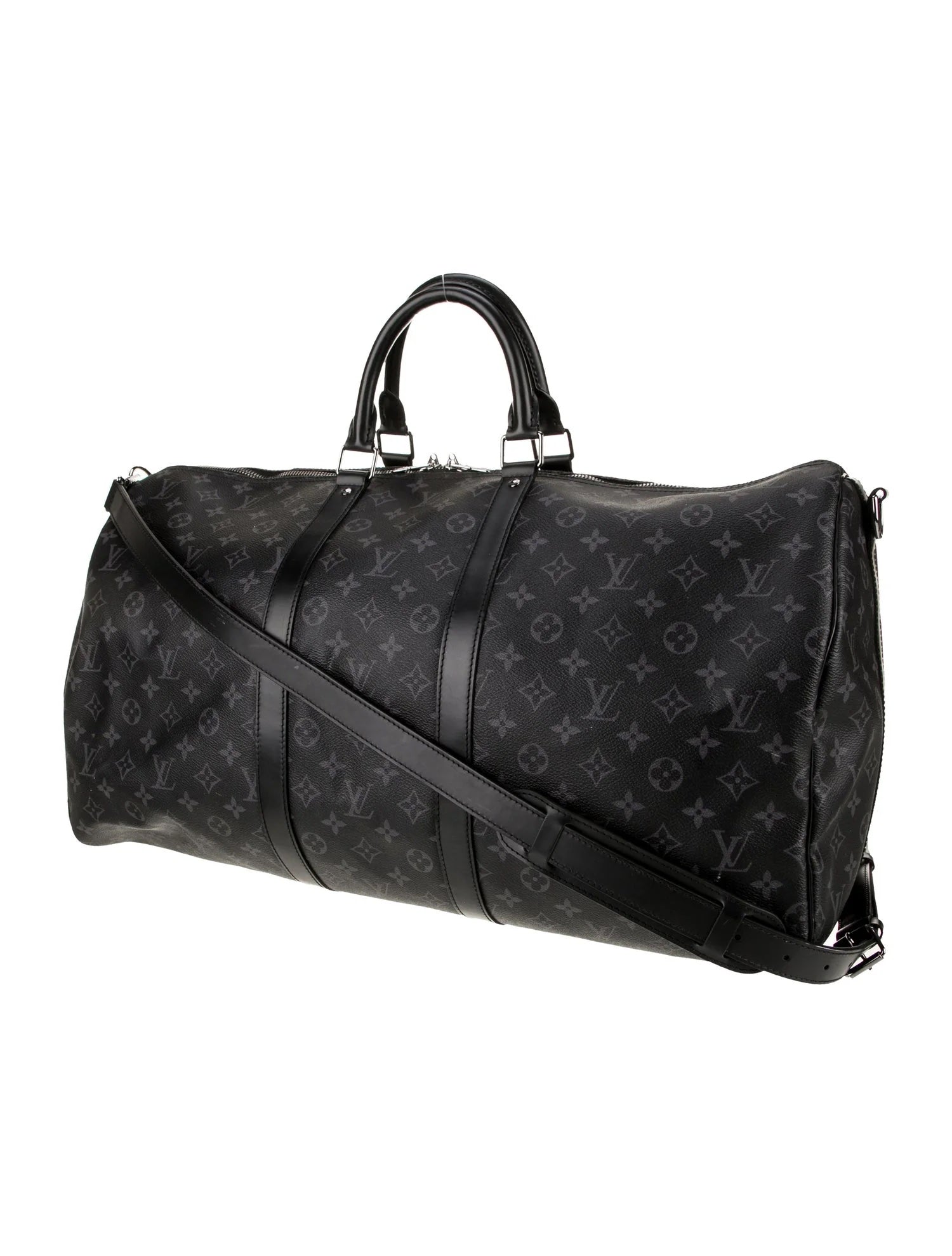 Louis Vuitton ECLIPSE KEEPALL BANDOULIÈRE 55 Monogram Travel Bag