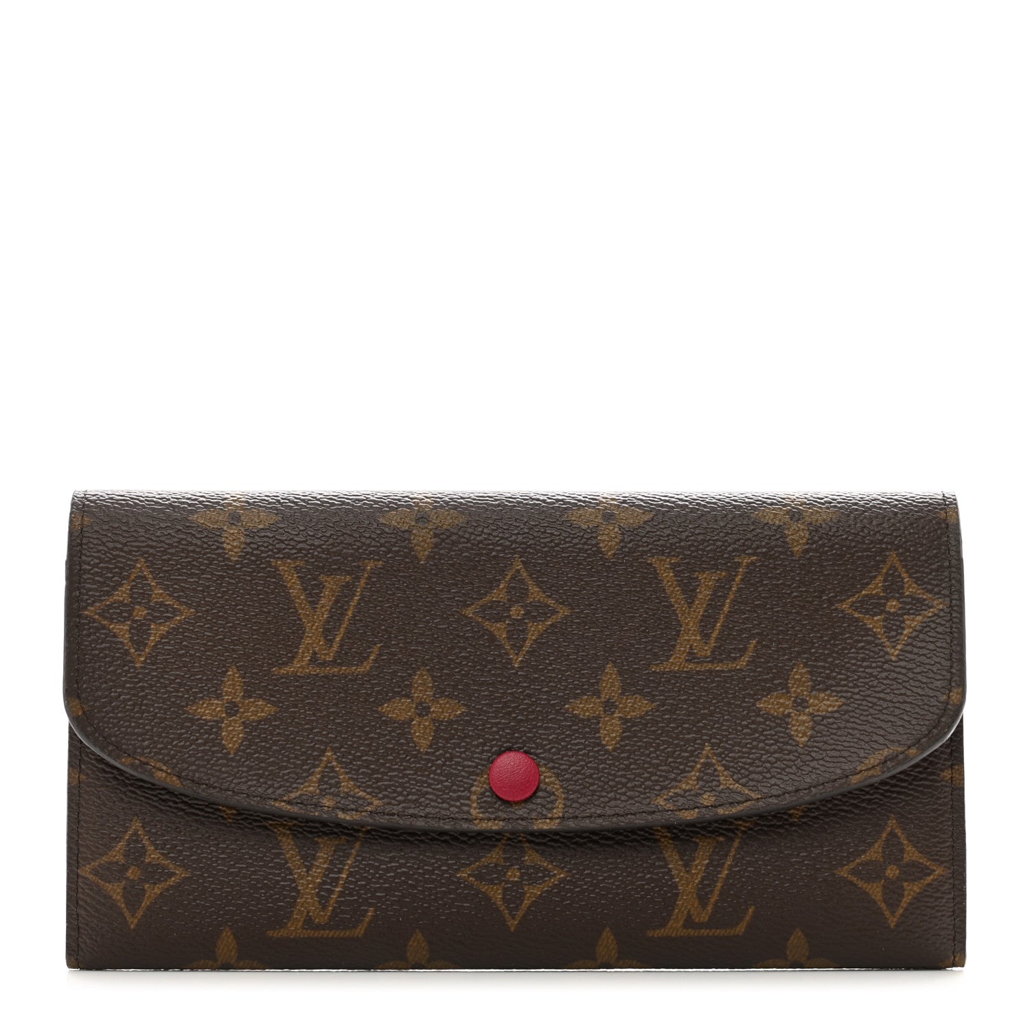 Louis Vuitton EMILIE FUCHSIA Monogram Wallet Case