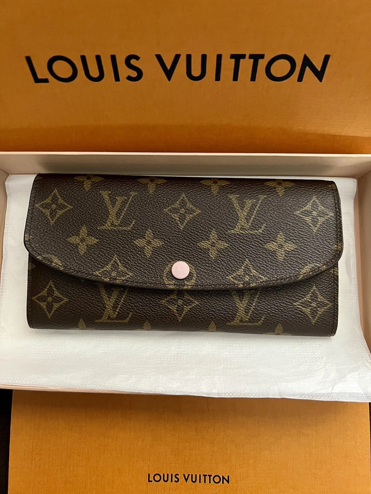 Louis Vuitton EMILIE ROSE Monogram Wallet Case